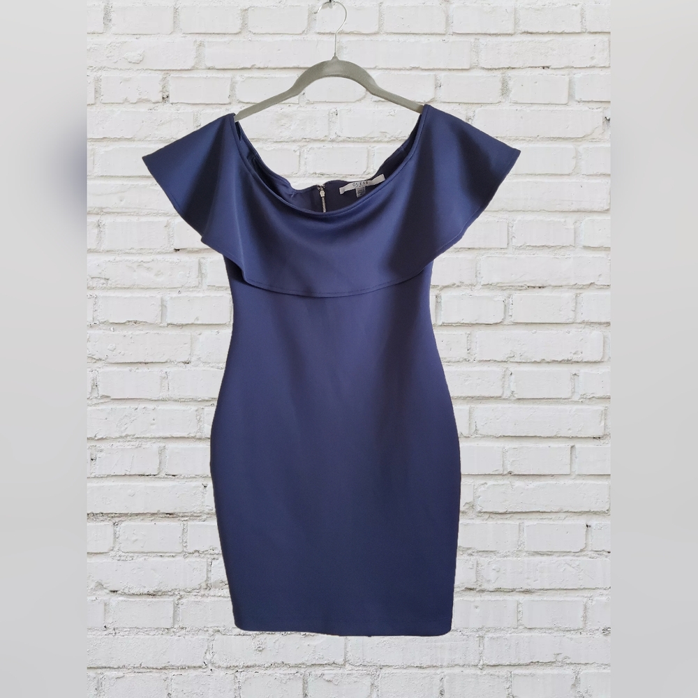 GUESS navy blue mini dress